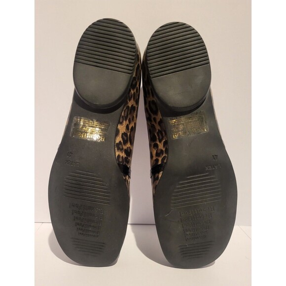 New Beautifeel 41 Leopard Animal Print Slip On Loafers Women's Soft Leather $400 - Picture 15 of 16
